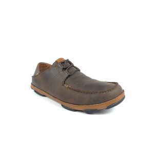 OLUKAI Ohana Lace-Up Nubuck Leather Shoes Beachy Boho Coastal Hawaiian VSCO 11